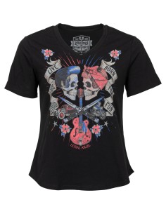 CAMISETA CHICA SPEED AND SOUND LETHAL ANGEL para Camisetas Chica