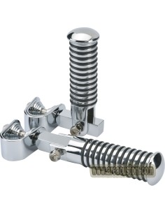 ESTRIBERAS CROMADAS DEFENSA SUNDANCE DE 25 MM A 32 MM para Estriberas