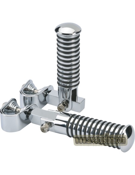 ESTRIBERAS CROMADAS DEFENSA SUNDANCE DE 25 MM A 32 MM para Estriberas