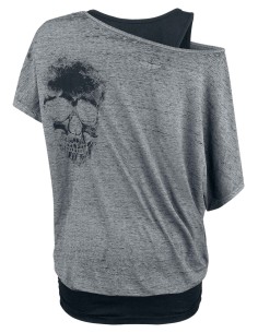 CAMISETA HEART RULES ROCK REBEL