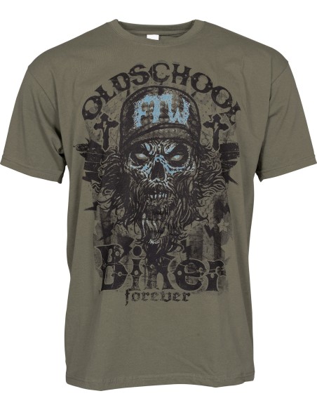 CAMISETA OLDSCHOOL BIKER FOREVER para Camisetas Manga Corta