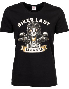 CAMISETA BIKER CAT LADIES