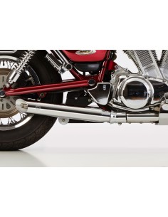 ESCAPE CROMO LINE FALCON HONDA VT 125 para Motos Honda