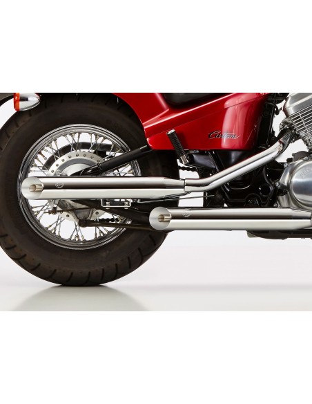 ESCAPE CROMO LINE 2-2 FALCON HONDA VT 600 para Motos Honda