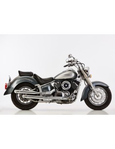 ESCAPE CROMO LINE 2-2 FALCON YAMAHA XVS1100 DRAG STAR para Motos Ya...