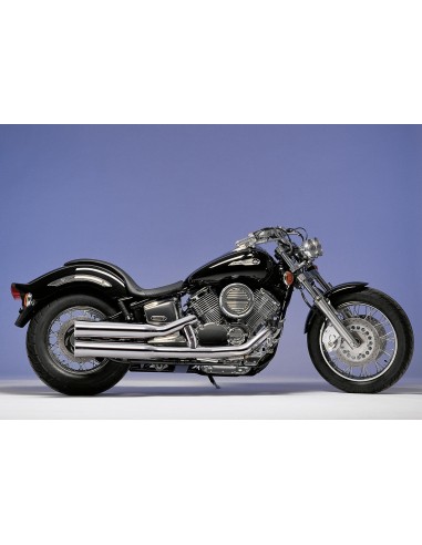 ESCAPE COMPLETO DOUBLE GROOVE FALCON YAMAHA XVS650 DRAG STAR