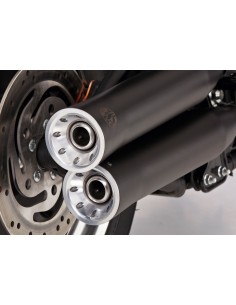 ESCAPE COMP DOUBLE GROOVE CON CATALIZADOR FALCON H.D SPORTSTER XL 883 SUPERLOW NG