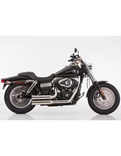 ESCAPE COMP DOUBLE GROOVE CON GATO FALCON H.D DYNA FAT BOB para Mot...