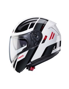 CASCO MODULAR CABERG LEVO X MANTA BLANCO-ANTRACITA-ROJO