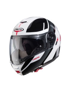 CASCO MODULAR CABERG LEVO X MANTA BLANCO-ANTRACITA-ROJO para Cascos...