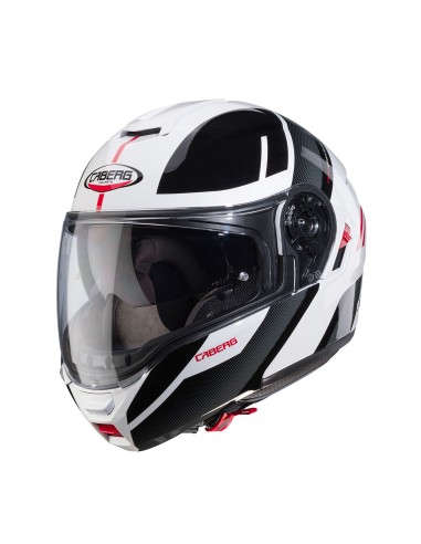 CASCO MODULAR CABERG LEVO X MANTA BLANCO-ANTRACITA-ROJO CASCO MODULAR CABERG LEVO X MANTA BLANCO-ANTRACITA-ROJO