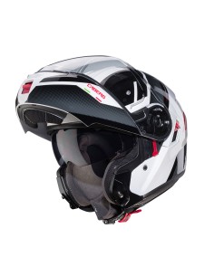CASCO MODULAR CABERG LEVO X MANTA BLANCO-ANTRACITA-ROJO para Cascos...