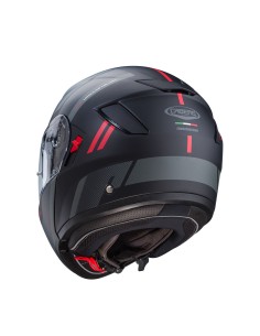CASCO MODULAR CABERG LEVO X MANTA NEGRO-ANTRACITA-ROJO para Cascos ...
