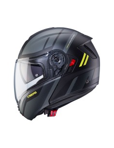 CASCO MODULAR CABERG LEVO X MANTA NEGRO-ANTRACITA-AMARILLO
