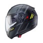 CASCO MODULAR CABERG LEVO X MANTA NEGRO-ANTRACITA-AMARILLO CASCO MODULAR CABERG LEVO X MANTA NEGRO-ANTRACITA-AMARILLO