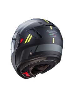 CASCO MODULAR CABERG LEVO X MANTA NEGRO-ANTRACITA-AMARILLO para Cas...