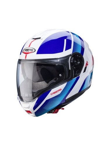 CASCO MODULAR CABERG LEVO X MANTA BLANCO-AZUL-ROJO CASCO MODULAR CABERG LEVO X MANTA BLANCO-AZUL-ROJO