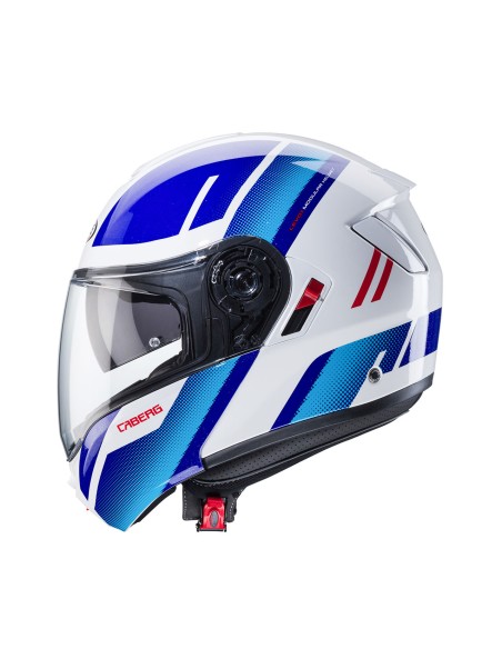 CASCO MODULAR CABERG LEVO X MANTA BLANCO-AZUL-ROJO