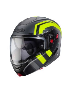 CASCO MODULAR CABERG HORUS X ROAD GUN METAL- NEGRO MATE- AMARILLO F...