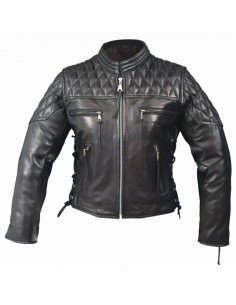 CHAQUETA PIEL CHICA DIAMOND