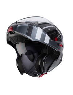 CASCO MODULAR CABERG HORUS X ROAD GUN METAL- NEGRO - BLANCO