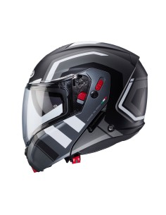 CASCO MODULAR CABERG HORUS X ROAD GUN METAL- NEGRO - BLANCO para Ca...
