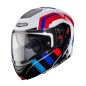 CASCO MODULAR CABERG HORUS X ROAD BLANCO-ROJO-AZUL