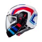 CASCO MODULAR CABERG HORUS X ROAD BLANCO-ROJO-AZUL