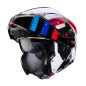 CASCO MODULAR CABERG HORUS X ROAD BLANCO-ROJO-AZUL