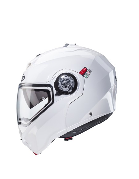 CASCO MODULAR CABERG DUKE EVO BLANCO METAL