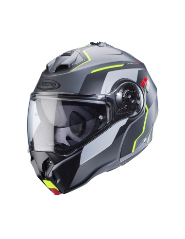 CASCO MODULAR CABERG DUKE EVO MOVE GUN METAL MATE-NEGRO-AMARILLO FLUO