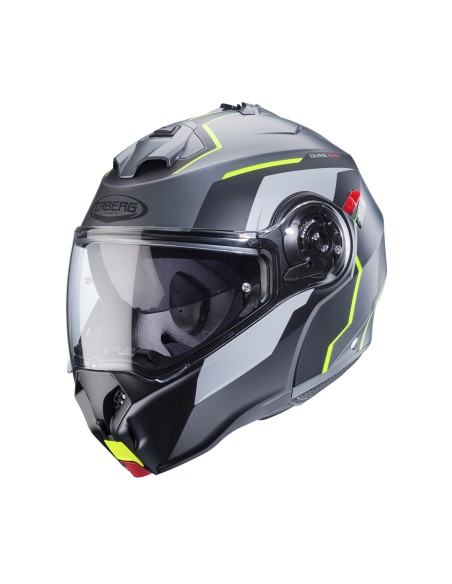 CASCO MODULAR CABERG DUKE EVO MOVE GUN METAL MATE-NEGRO-AMARILLO FL...