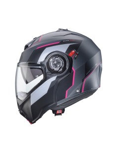 CASCO MODULAR CABERG DUKE EVO MOVE GUN METAL MATE-NEGRO-FUCSIA