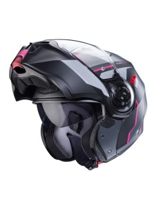CASCO MODULAR CABERG DUKE EVO MOVE GUN METAL MATE-NEGRO-FUCSIA para...