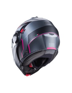 CASCO MODULAR CABERG DUKE EVO MOVE GUN METAL MATE-NEGRO-FUCSIA para...