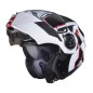 CASCO MODULAR CABERG DUKE EVO MOVE NEGRO-BLANCO-ROJO