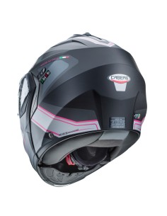 CASCO MODULAR CABERG DUKE X TOUR NEGRO-ANTRACITA- FUCSIA-PLATA para...