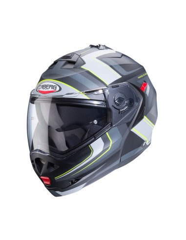 CASCO MODULAR CABERG DUKE X TOUR NEGRO-ANTRACITA -AMARILLO FLUOR-PLATA CASCO MODULAR CABERG DUKE X TOUR NEGRO-ANTRACITA -AMARILLO FLUOR-PLATA