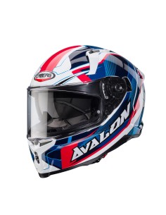 CASCO INTEGRAL CABERG AVALON X OPTIC BLANCO-ROJO-AZUL para Cascos Integrales