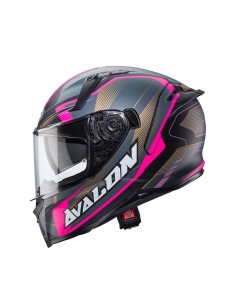 CASCO INTEGRAL CABERG AVALON X OPTIC NEGRO MATE- GRIS- FUCSIA para Cascos Integrales