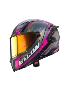 CASCO INTEGRAL CABERG AVALON X OPTIC NEGRO MATE- GRIS- FUCSIA para Cascos Integrales