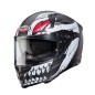 CASCO INTEGRAL CABERG AVALON X PUNK NEGRO MATE- GRIS - ROJO CASCO INTEGRAL CABERG AVALON X PUNK NEGRO MATE- GRIS - ROJO