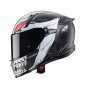 CASCO INTEGRAL CABERG AVALON X PUNK NEGRO MATE- GRIS - ROJO CASCO INTEGRAL CABERG AVALON X PUNK NEGRO MATE- GRIS - ROJO