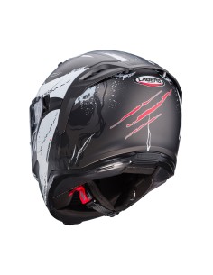 CASCO INTEGRAL CABERG AVALON X PUNK NEGRO MATE- GRIS - ROJO para Cascos Integrales