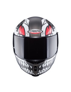 CASCO INTEGRAL CABERG AVALON X PUNK NEGRO MATE- GRIS - ROJO para Cascos Integrales