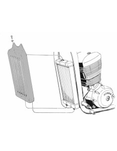 CUBRERADIADOR PARA SHADOW VT600 / VLX600 para Cubreradiadores