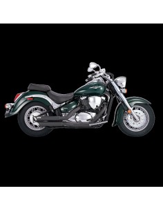 ESCAPES TWIN SLASH STAGGERED NEGRO SUZUKI BOULEVARD - INTRUDER para...