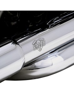 ESCAPE DRESSER DUAL CROMADO PARA HARLEY DAVIDSON 99-08 para Escapes