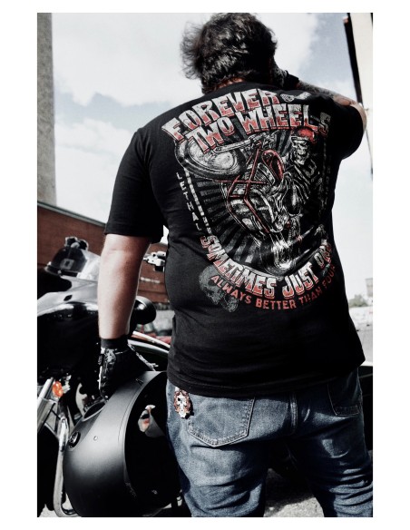 CAMISETA FOREVER TWO WHEELS LT