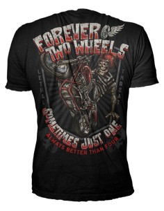 CAMISETA FOREVER TWO WHEELS LT para Camisetas Manga Corta